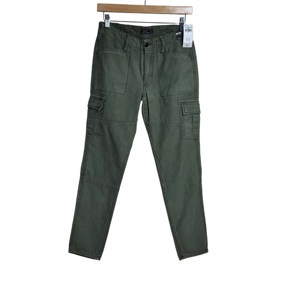 Abercrombie & Fitch Pants - Abercrombie Fitch Ames Slim Boyfriend Cargo Pants Olive Green Size 25